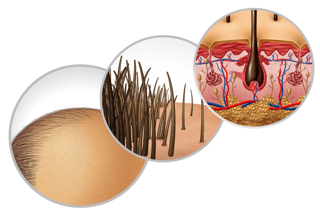 Hair Growth Serum Illustration